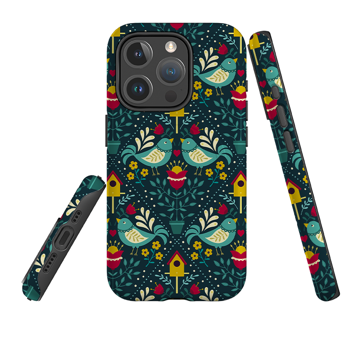 iPhone MagSafe Tough Case -  Bird Pattern VIII By Suzy Taylor