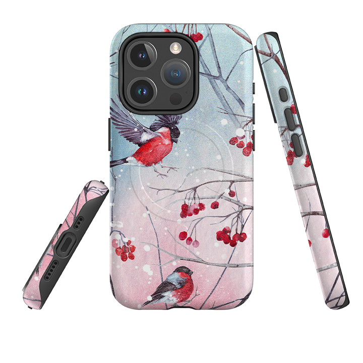 iPhone MagSafe Tough Case -  Birds and Berries