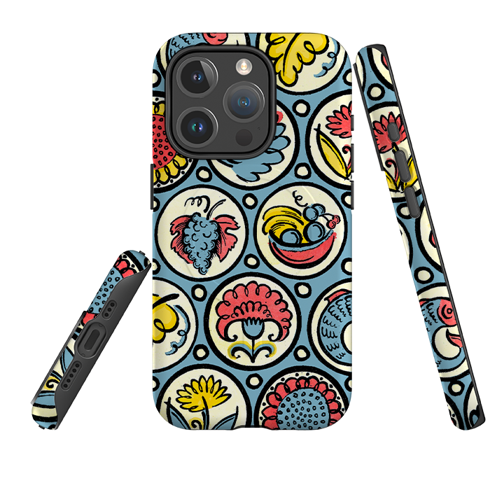 iPhone MagSafe Tough Case - Birds, Fish & Fruit By Cressida Bell