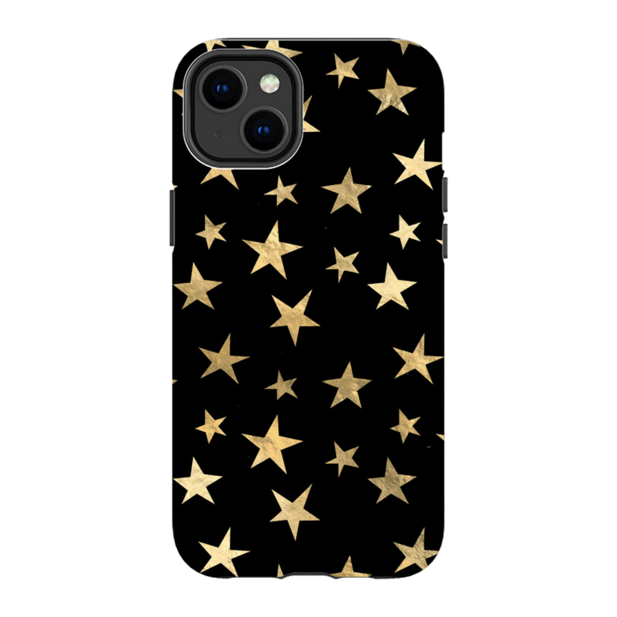 iPhone MagSafe Tough Case - Black and Gold Stars