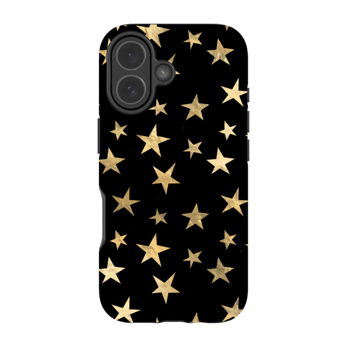 iPhone MagSafe Tough Case - Black and Gold Stars