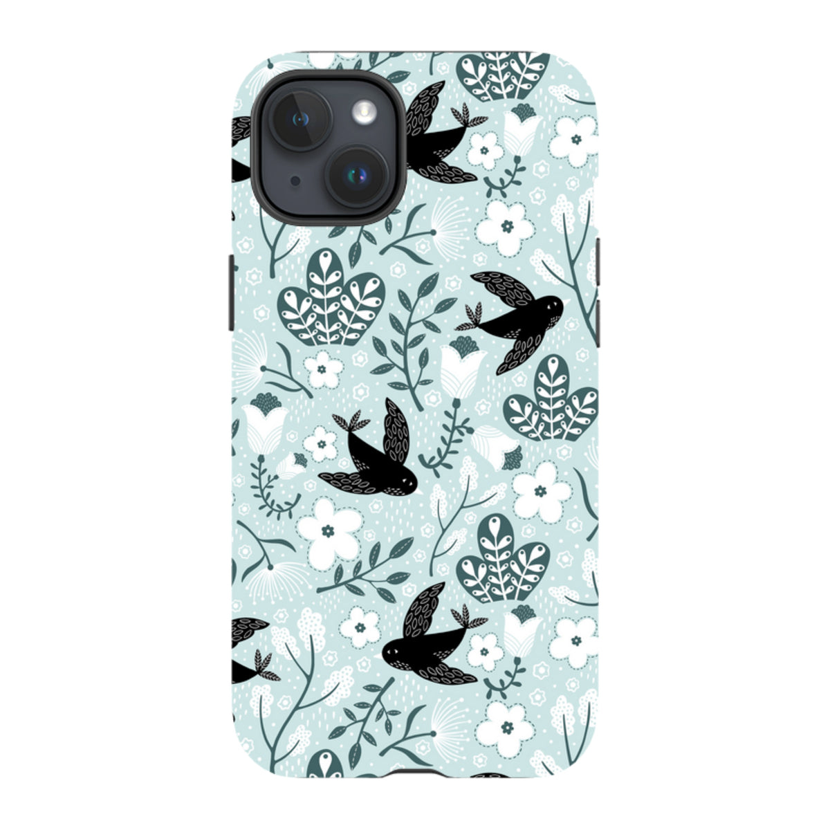 iPhone MagSafe Tough Case -  Black Birds By Suzy Taylor