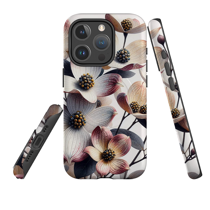 iPhone MagSafe Tough Case - Blackstone Floral