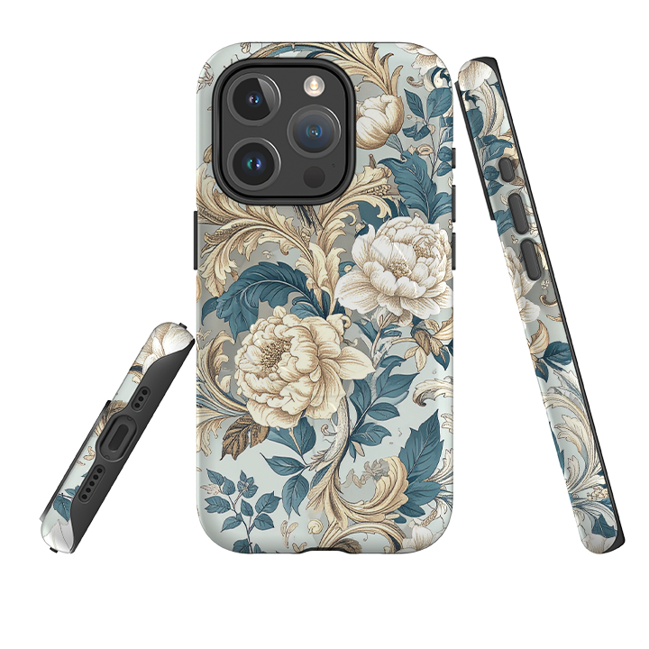 iPhone MagSafe Tough Case - Blue and Gold Summer