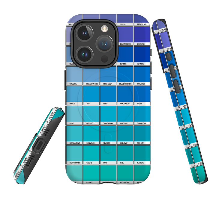 iPhone MagSafe Tough Case -  Blue Chromology By Kitty Joseph