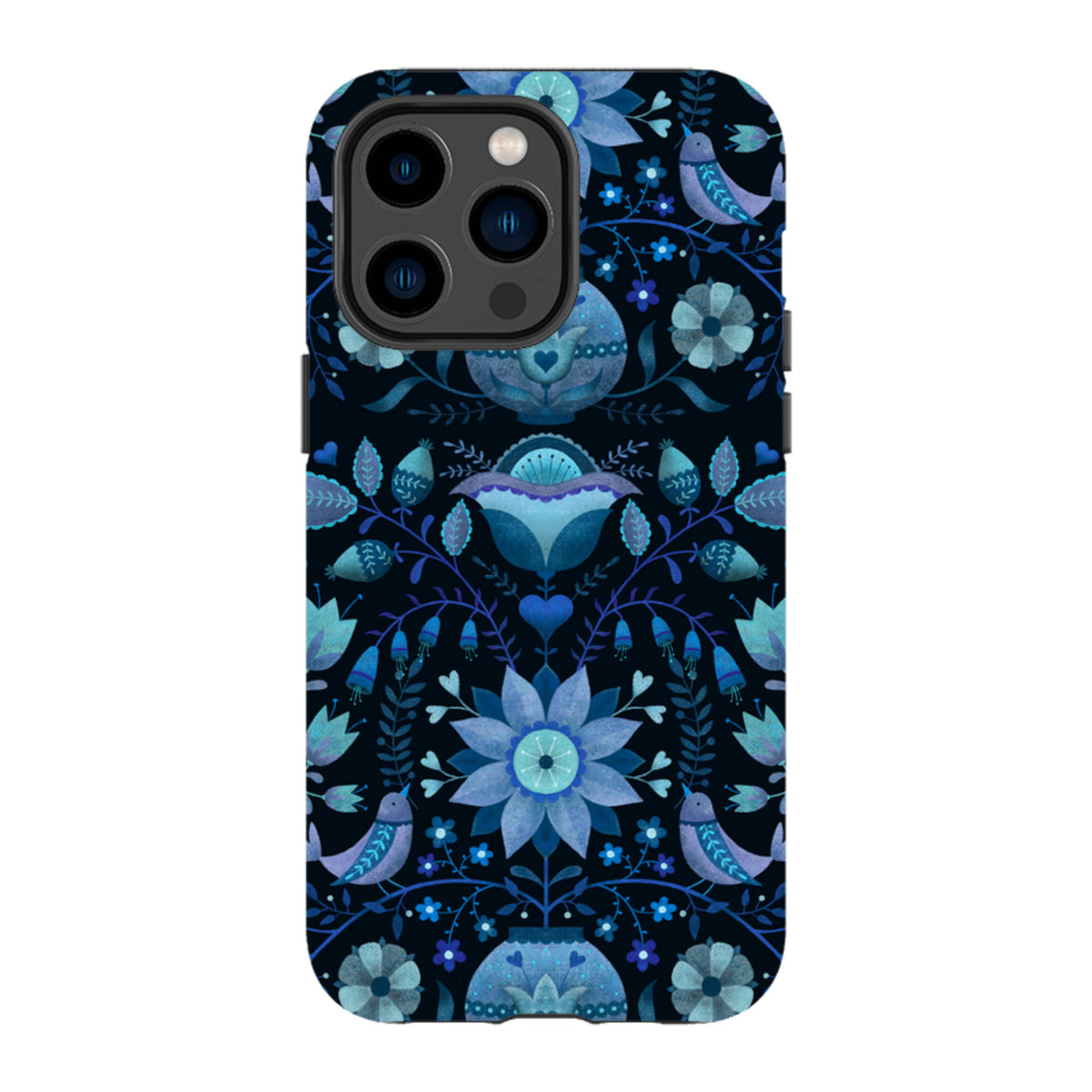 iPhone MagSafe Tough Case -  Blue Folk By Suzy Taylor