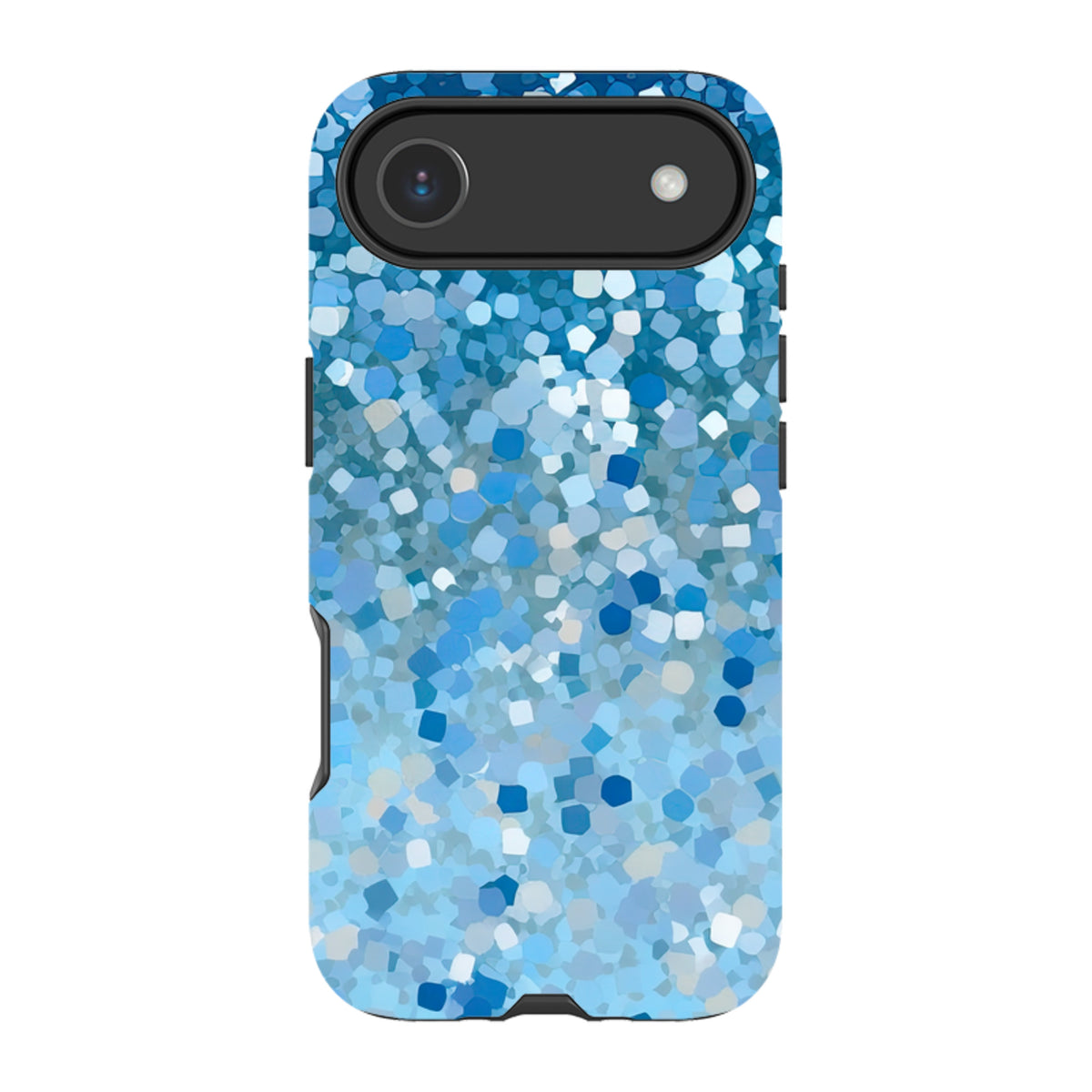 iPhone MagSafe Tough Case - Blue Glitter II (Case does not glitter)
