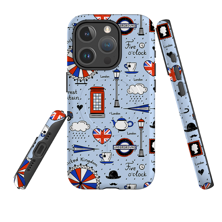 iPhone MagSafe Tough Case -  Blue London