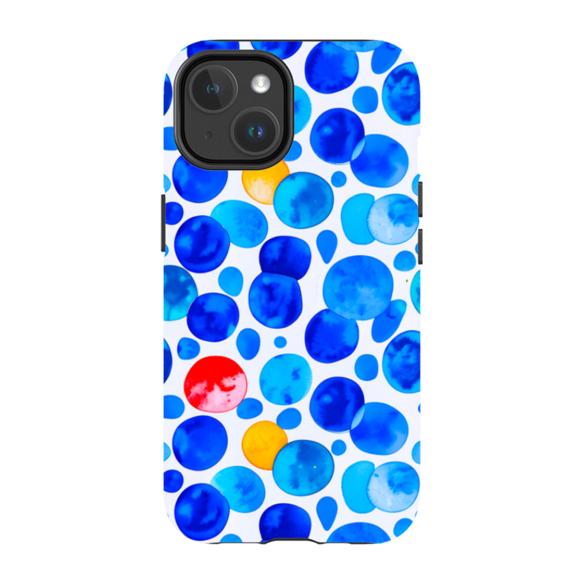iPhone MagSafe Tough Case - Blue Moon Polka