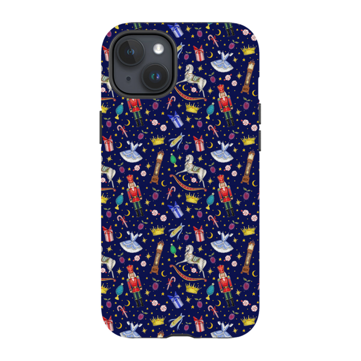 iPhone MagSafe Tough Case - Blue Nut Cracker By Catherine Rowe