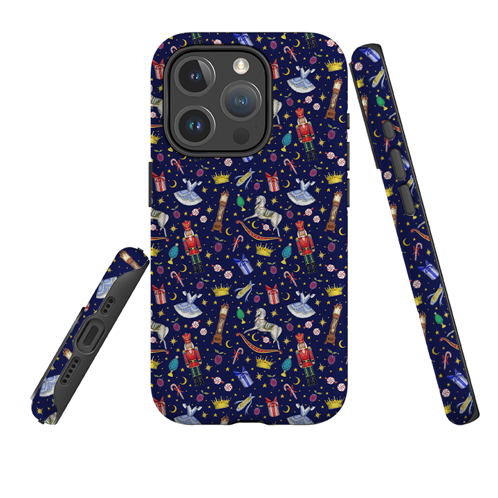 iPhone MagSafe Tough Case - Blue Nut Cracker By Catherine Rowe