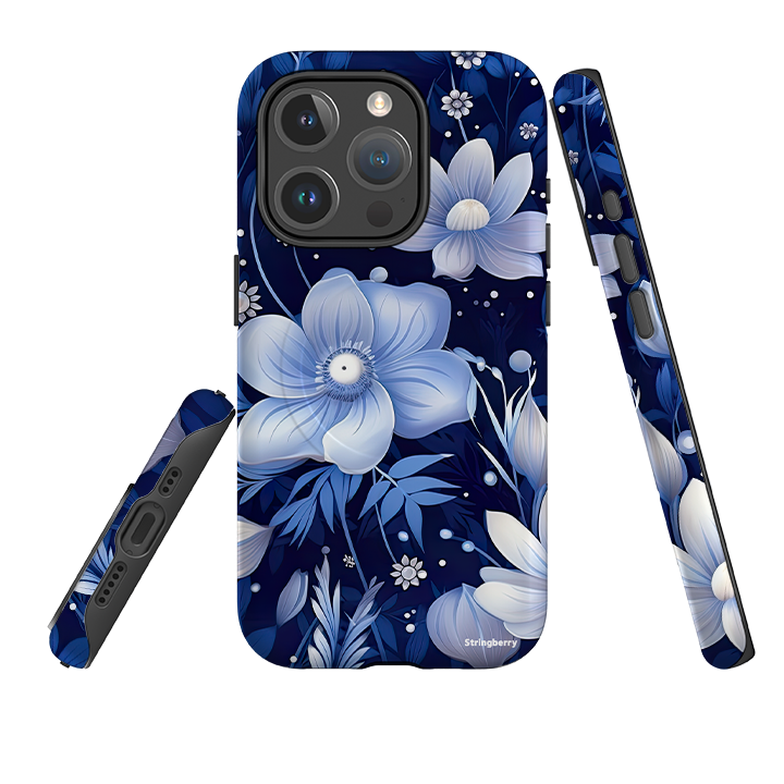iPhone MagSafe Tough Case -  Blue Nutberry IV