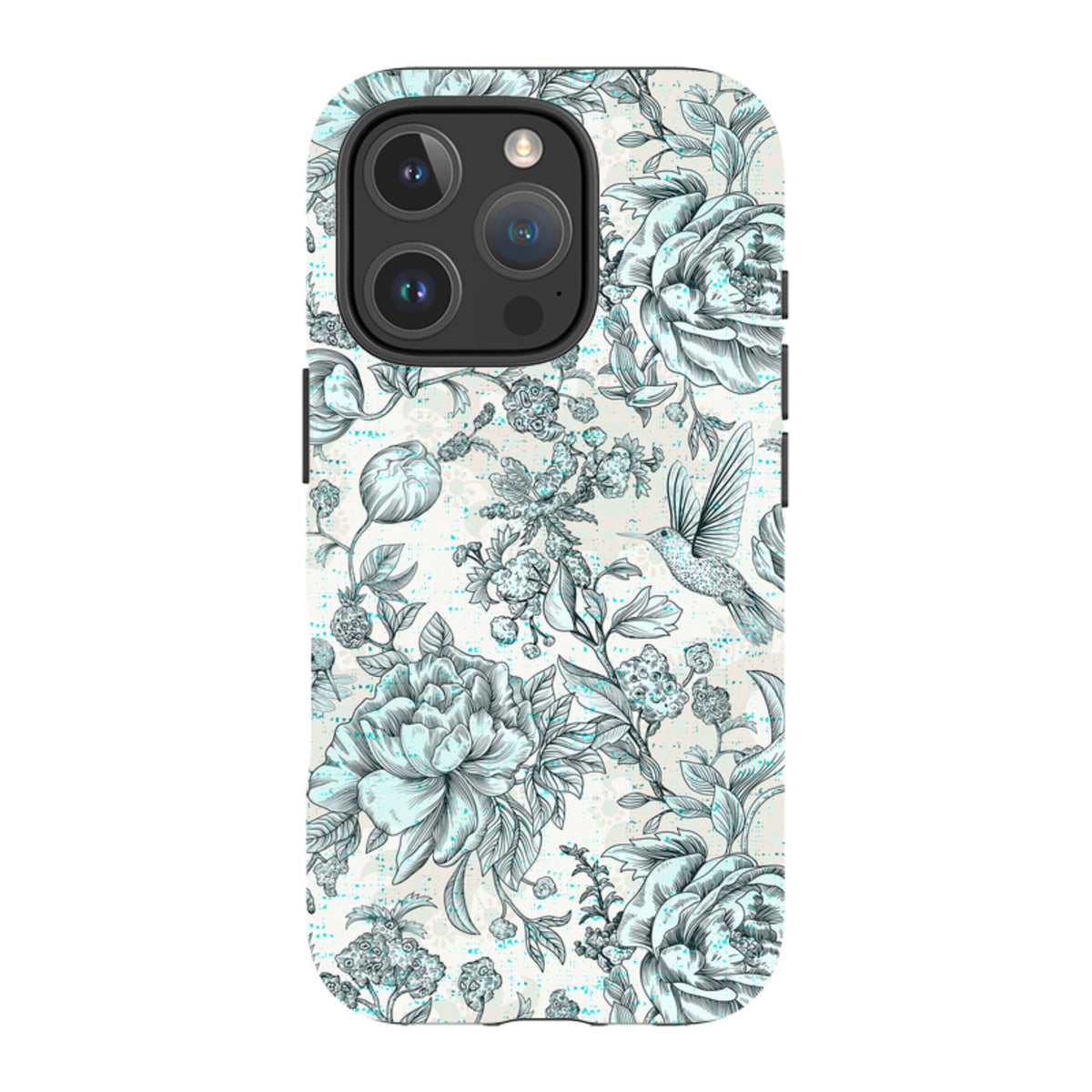 iPhone MagSafe Tough Case -  Blue Peonies