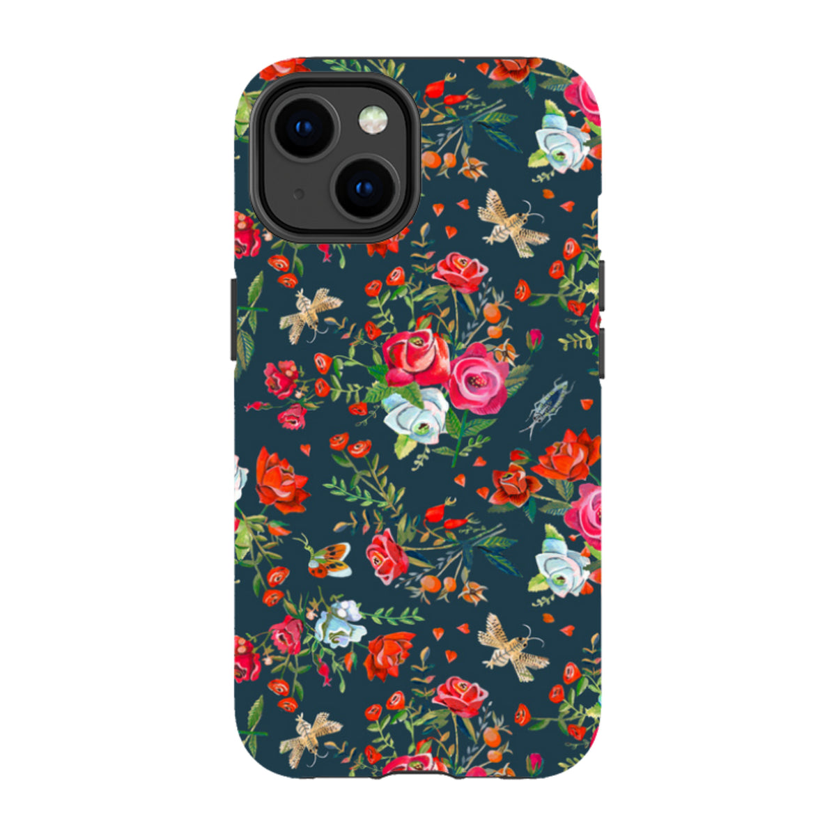 iPhone MagSafe Tough Case -  Blue Roses By Caroline Bonne Muller