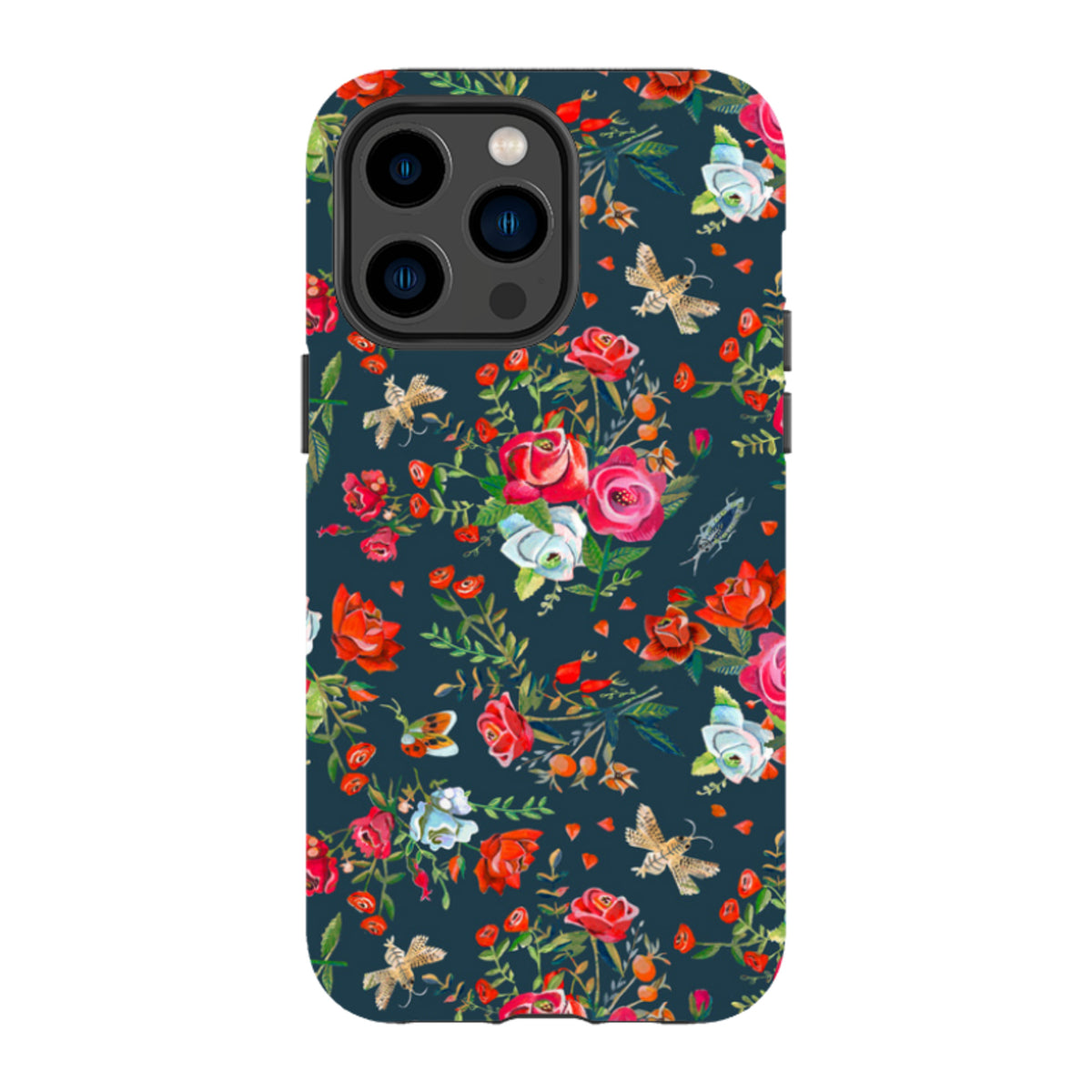 iPhone MagSafe Tough Case -  Blue Roses By Caroline Bonne Muller