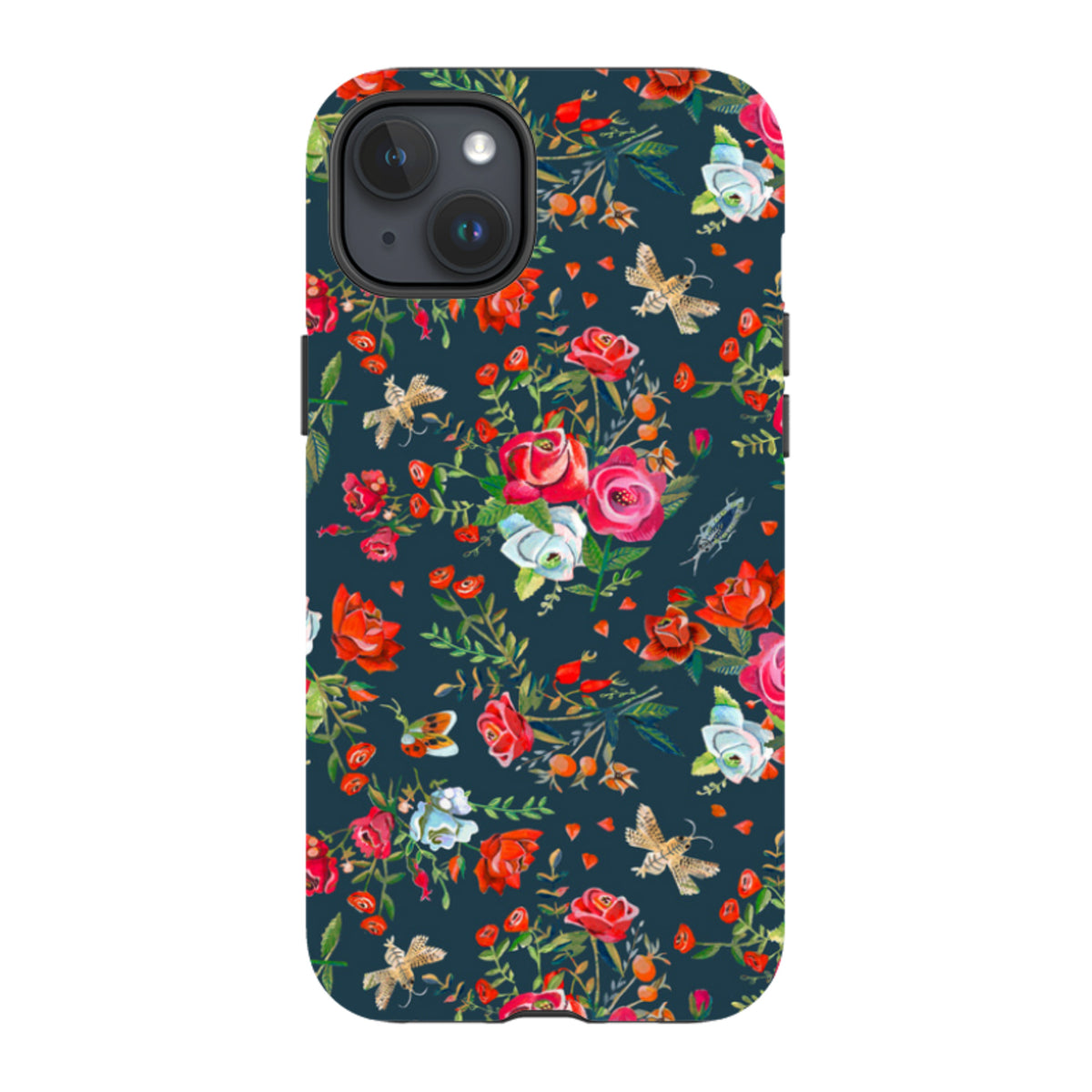 iPhone MagSafe Tough Case -  Blue Roses By Caroline Bonne Muller