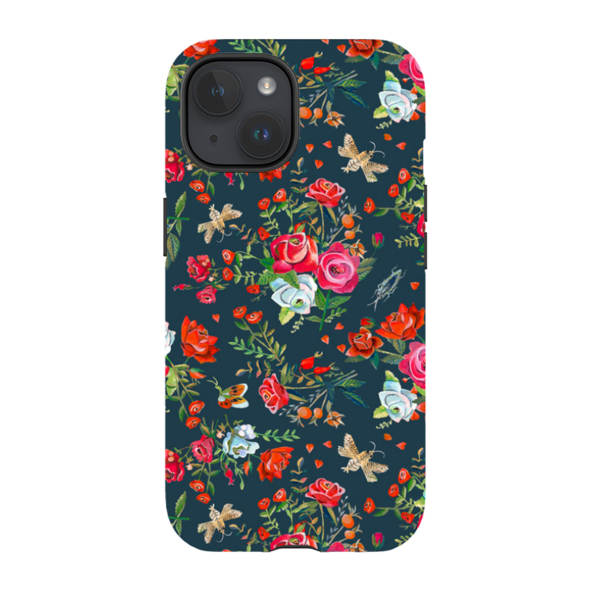 iPhone MagSafe Tough Case -  Blue Roses By Caroline Bonne Muller