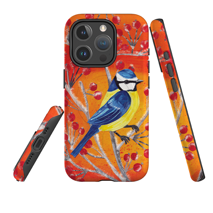 iPhone MagSafe Tough Case - Blue Tit By Tracey English