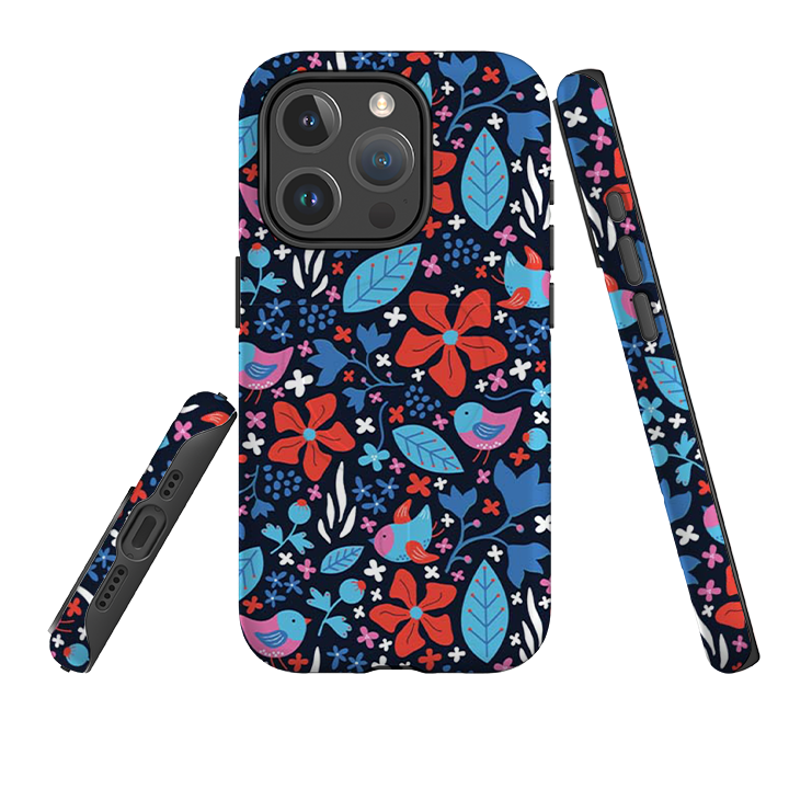 iPhone MagSafe Tough Case -  Bluebirds By Suzy Taylor