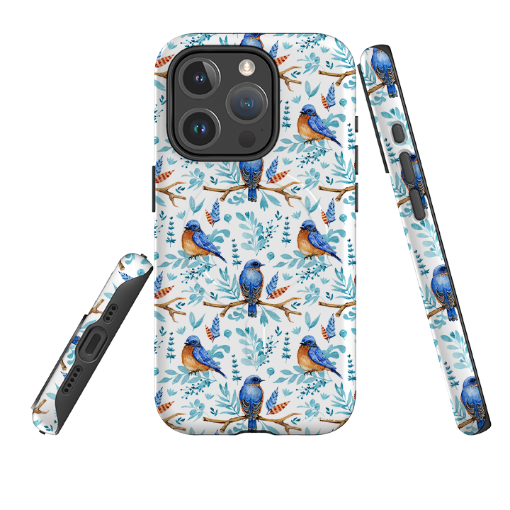 iPhone MagSafe Tough Case -  Bluebirds