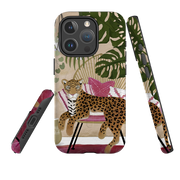 iPhone MagSafe Tough Case - Boho Leopard Cream By Bex Parkin