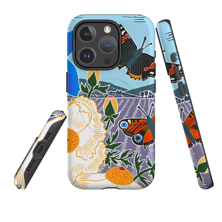 iPhone MagSafe Tough Case – Kräftige Schmetterlinge von Kate Heiss