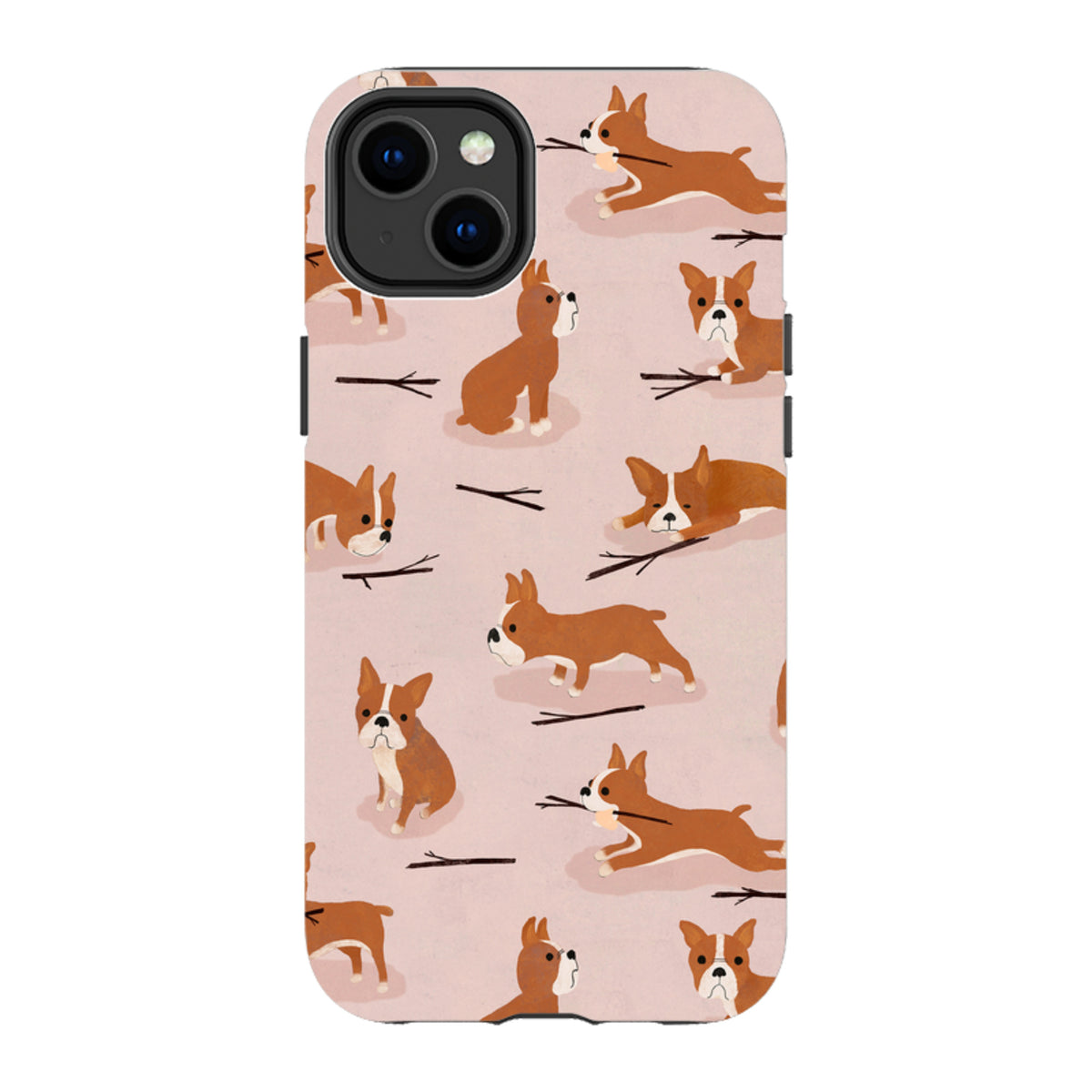 iPhone MagSafe Tough Case -  Boston Terrier By Katherine Quinn