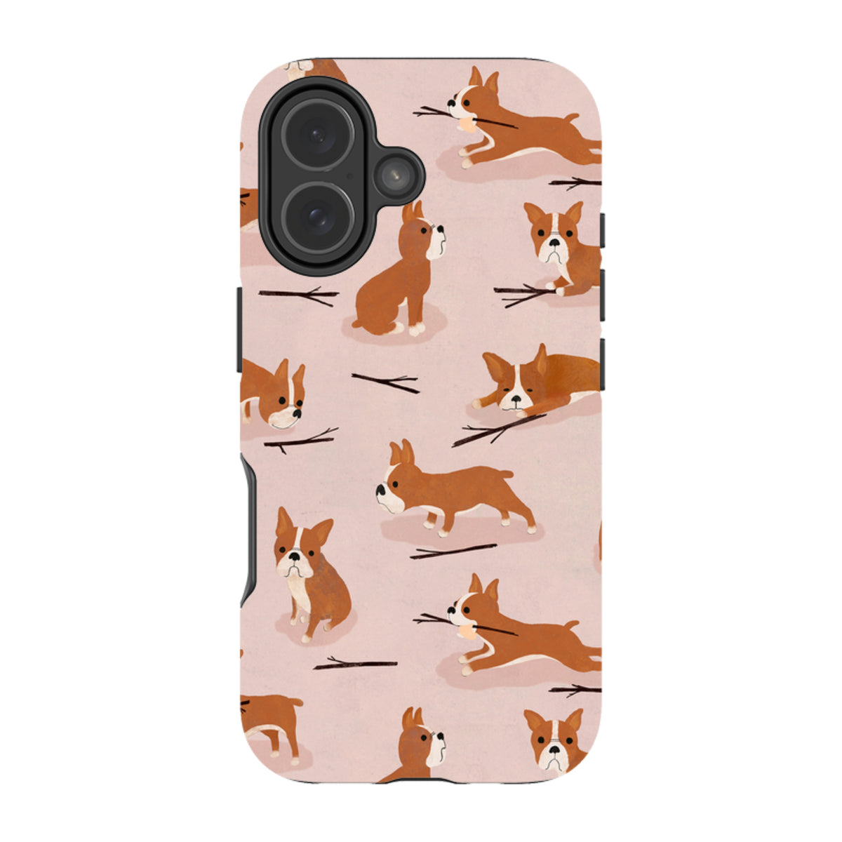 iPhone MagSafe Tough Case -  Boston Terrier By Katherine Quinn