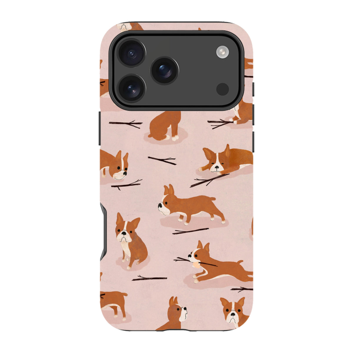 iPhone MagSafe Tough Case -  Boston Terrier By Katherine Quinn