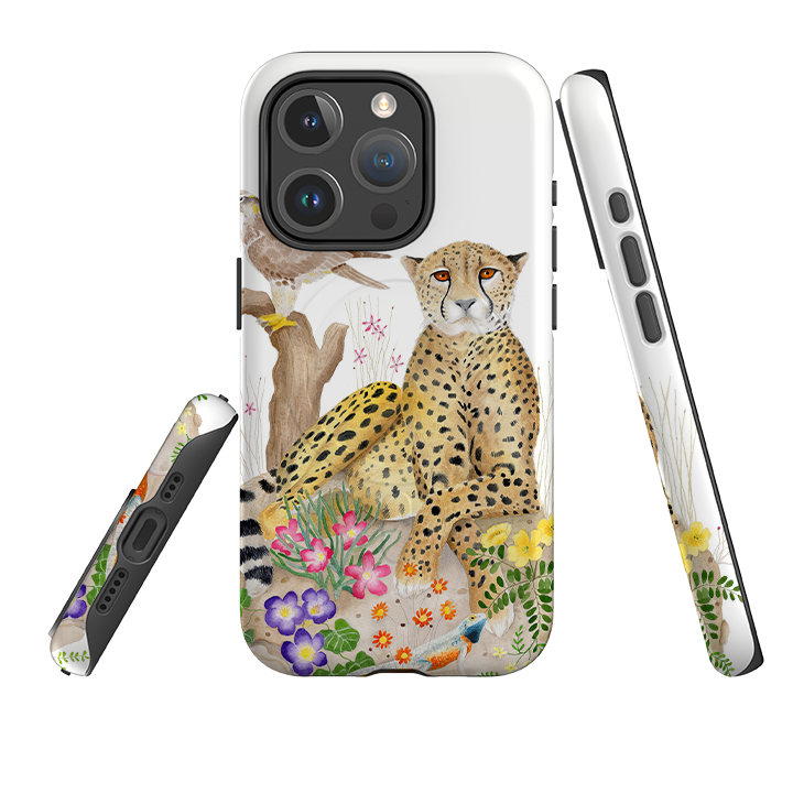 iPhone MagSafe Tough Case - Botswana Cheetah By Bex Parkin