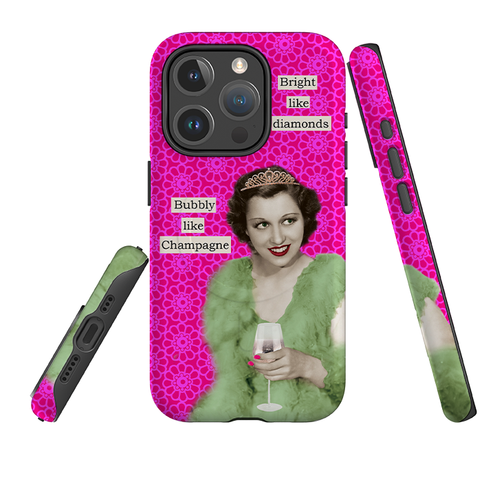 iPhone MagSafe Tough Case - Bright Like Diamonds By Clare Jordan