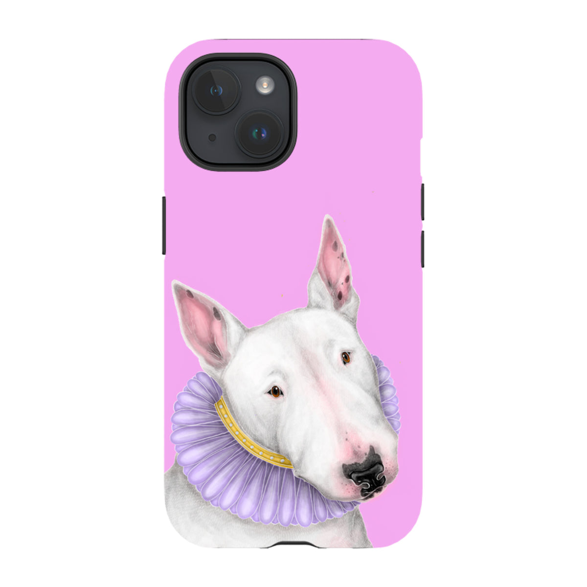 iPhone MagSafe Tough Case - Bull Terrier By Catherine Rowe