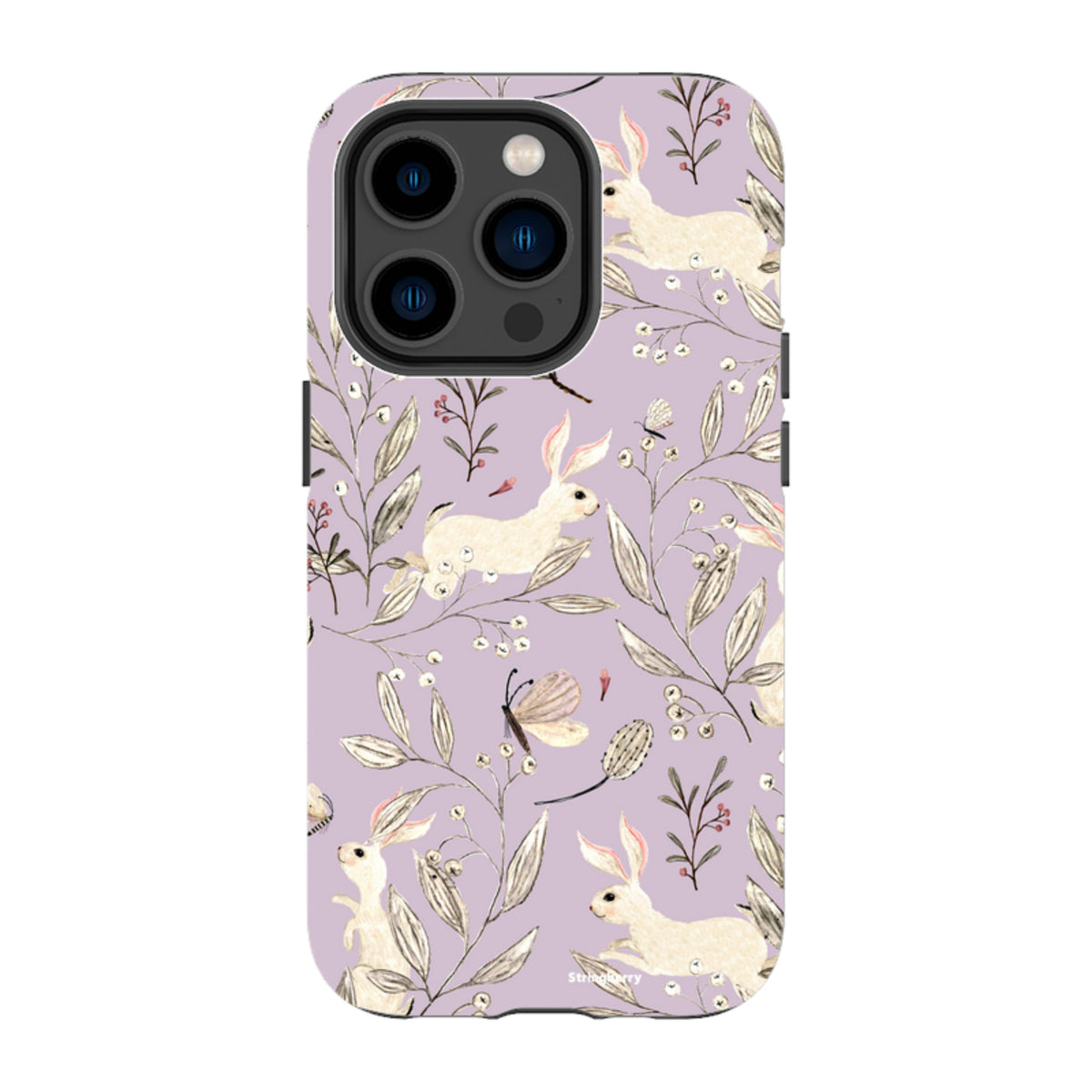 iPhone MagSafe Tough Case - Bunnies Mauve By Katherine Quinn