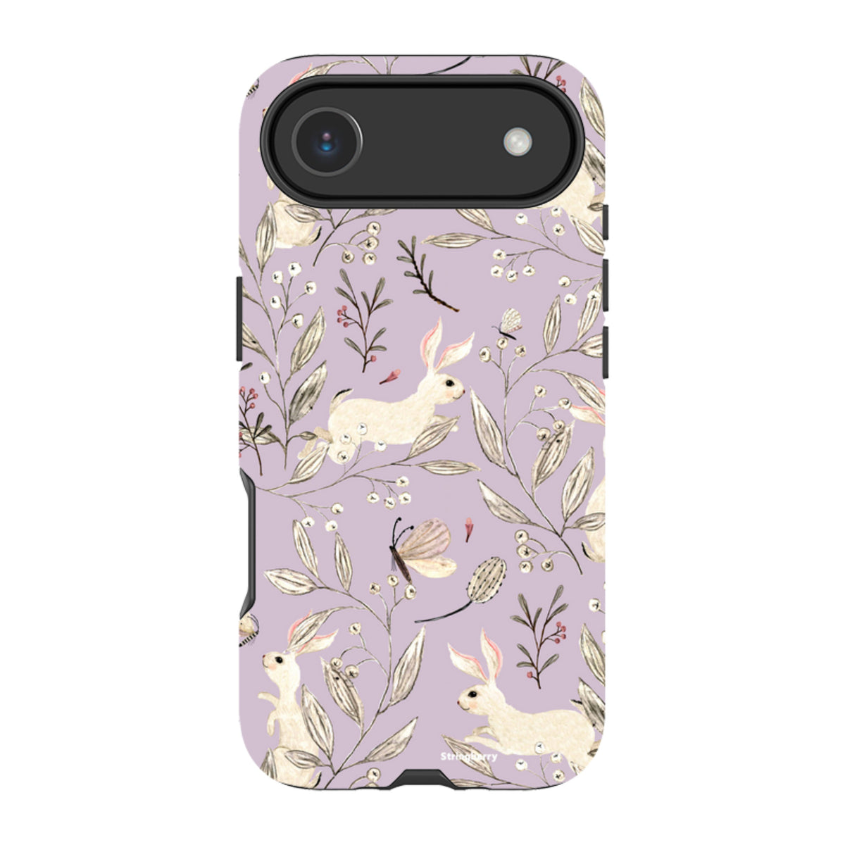 iPhone MagSafe Tough Case - Bunnies Mauve By Katherine Quinn