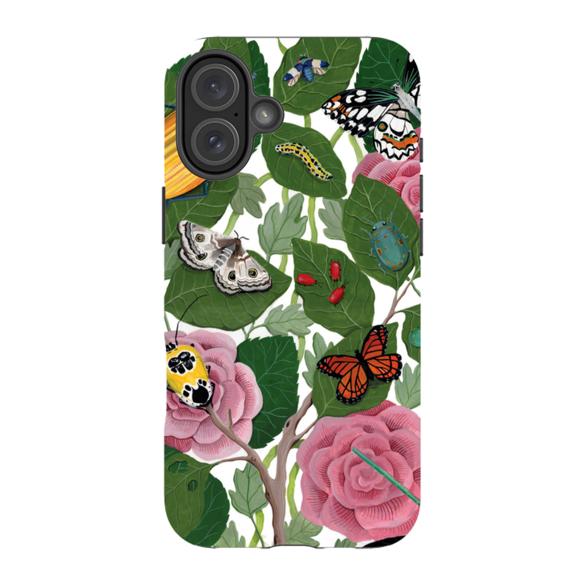 iPhone MagSafe Tough Case - Butterflies and Beetles By Bex Parkin