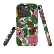 iPhone MagSafe Tough Case - Butterflies and Beetles By Bex Parkin
