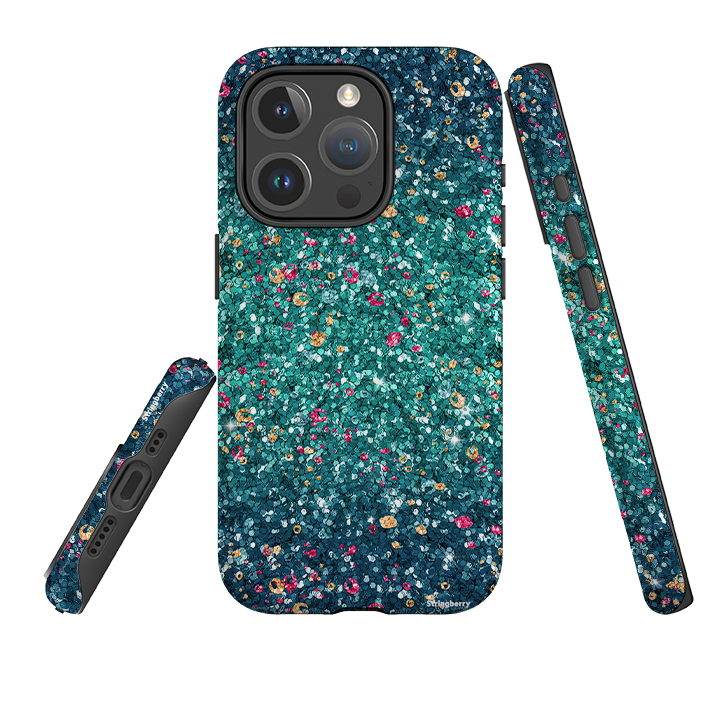 iPhone MagSafe Tough Case -  Butterfly Comet (case does not glitter)