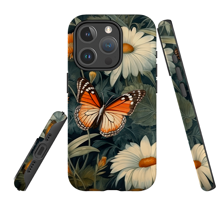 iPhone MagSafe Tough Case - Butterfly Daisies III