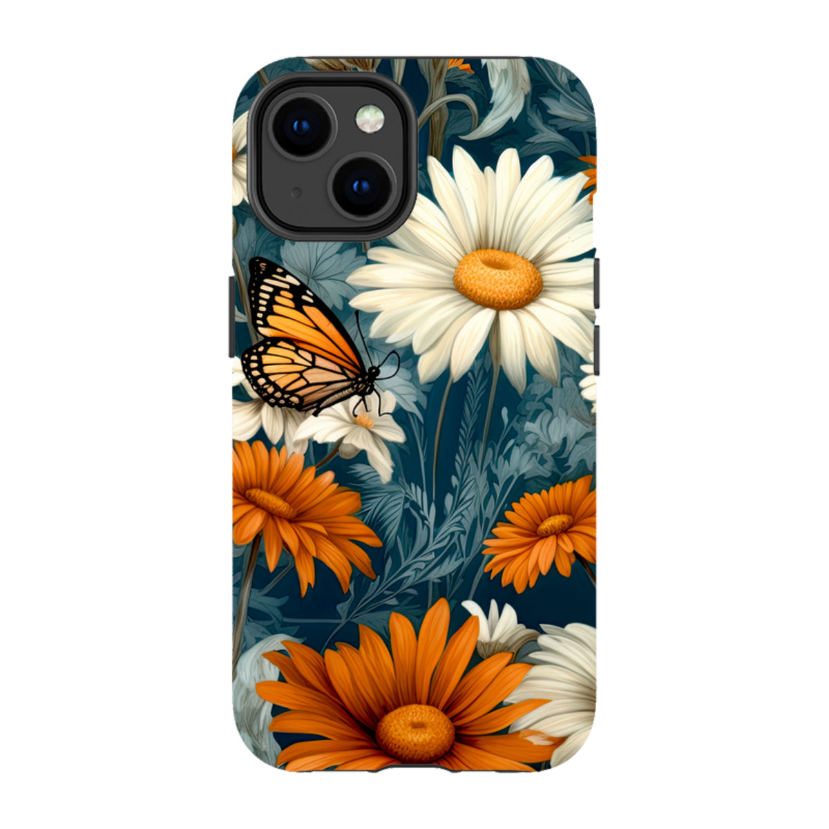 iPhone MagSafe Tough Case - Butterfly Daisies