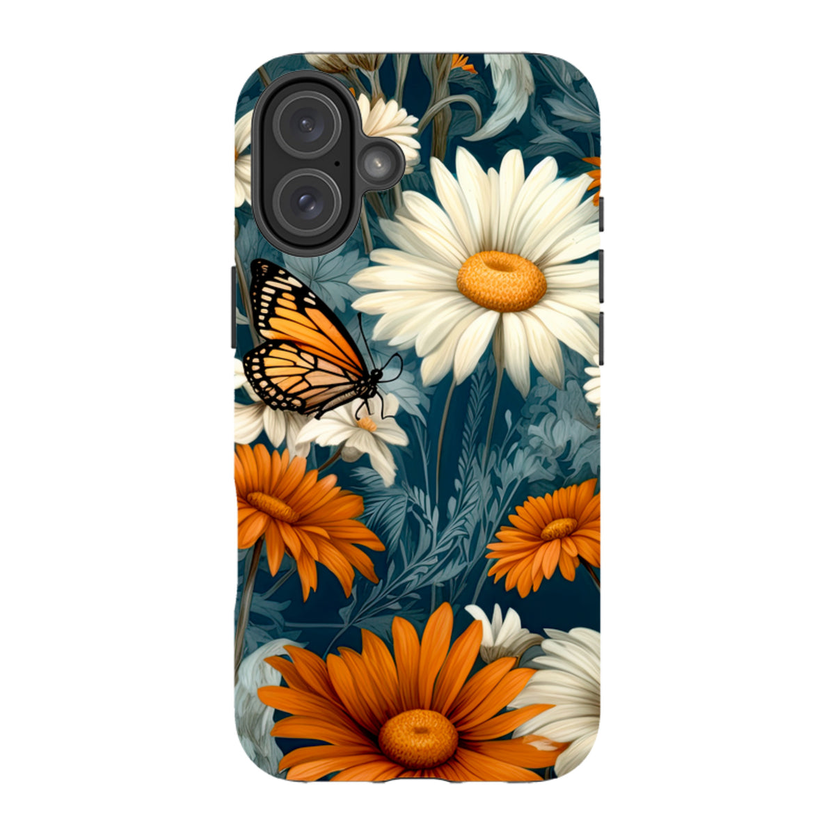iPhone MagSafe Tough Case - Butterfly Daisies