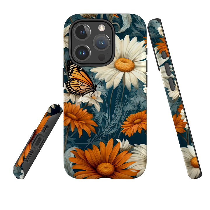 iPhone MagSafe Tough Case - Butterfly Daisies