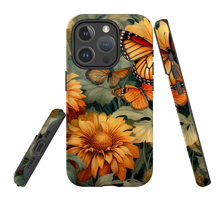 iPhone MagSafe Tough Case - Butterfly Daisies V