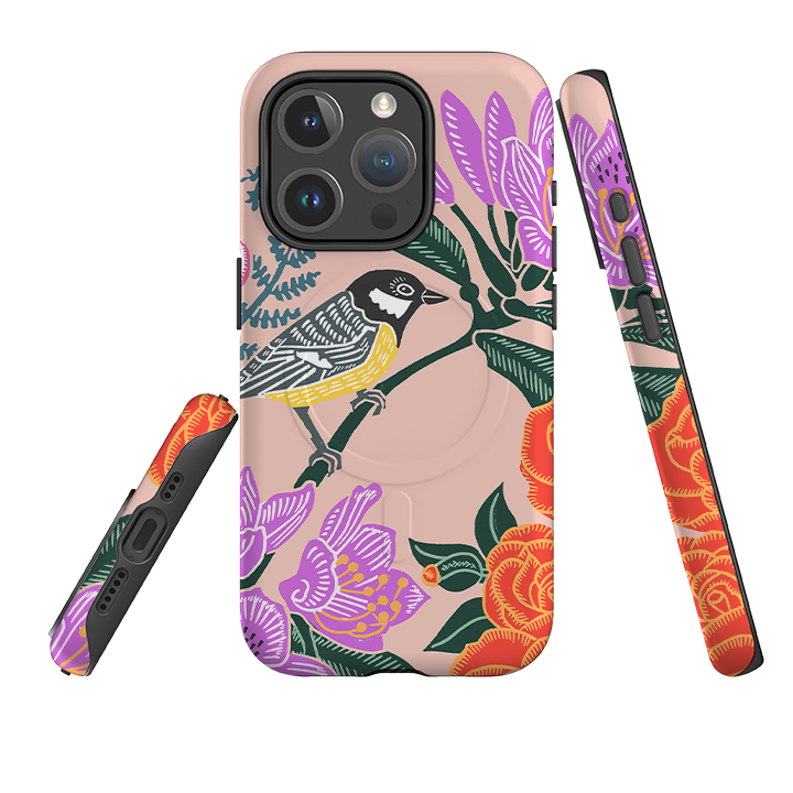 iPhone MagSafe Tough Case -  Camelia By Kate Heiss