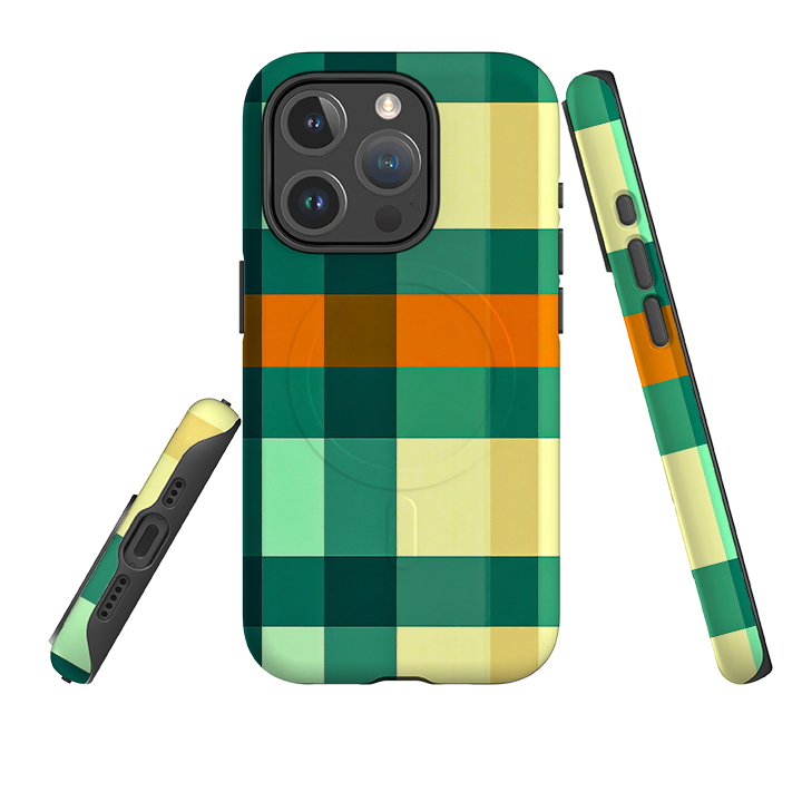 iPhone MagSafe Tough Case - Cape Town Gingham
