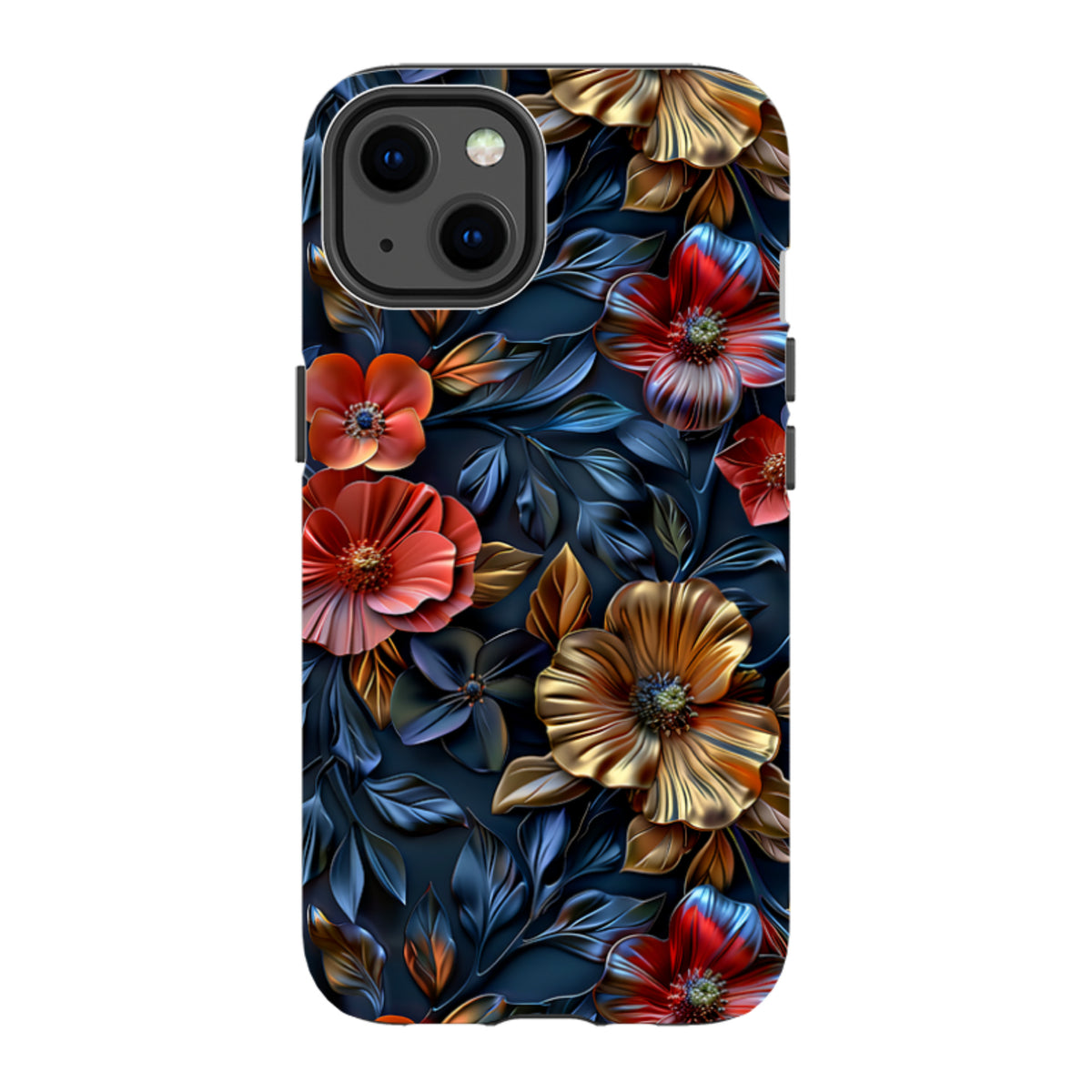 iPhone MagSafe Tough Case - Cascade Floral