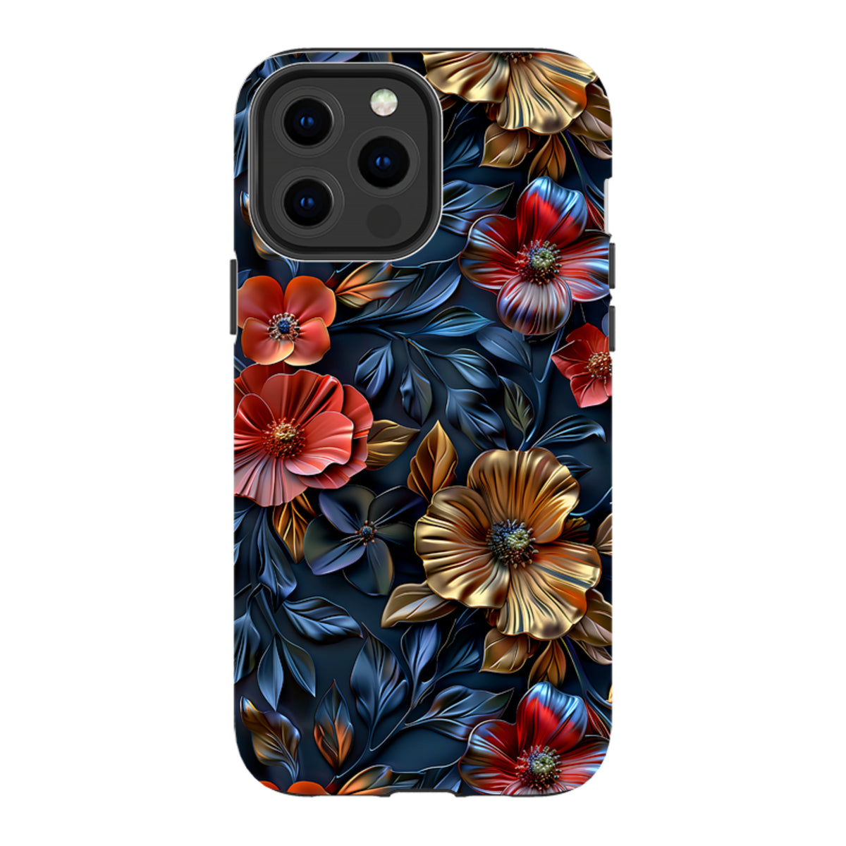iPhone MagSafe Tough Case - Cascade Floral
