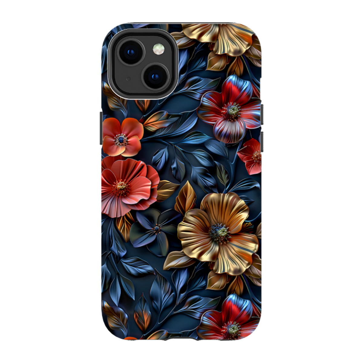 iPhone MagSafe Tough Case - Cascade Floral