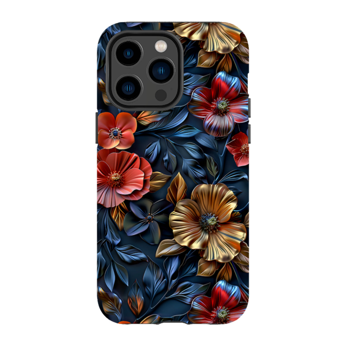 iPhone MagSafe Tough Case - Cascade Floral