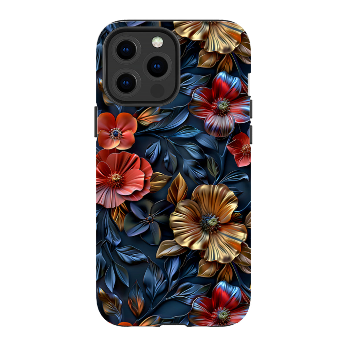 iPhone MagSafe Tough Case - Cascade Floral