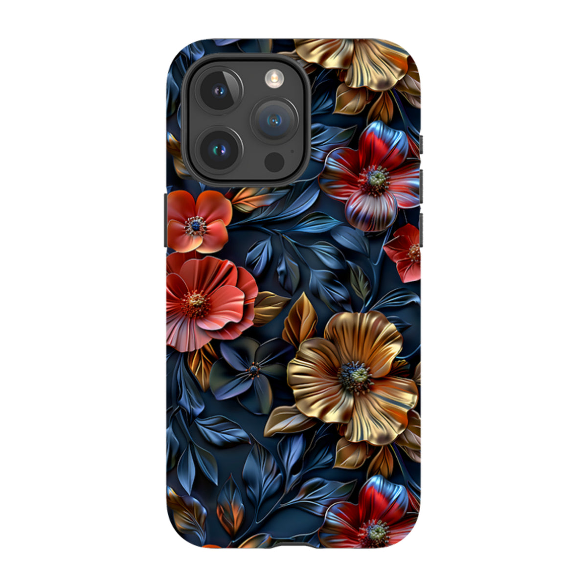 iPhone MagSafe Tough Case - Cascade Floral